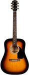 Fender FA-115 Dreadnought 6 String Acoustic Guitar Pack in Sunburst. Gig Bag, Picks, Strap, Strings, & free online guitar lessons included.