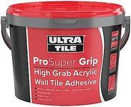 Ultra Tile ProSuper Grip Ready Mixed Wall Adhesive High Grab Showerproof Acrylic Wall Tile Adhesive 15KG