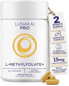 Lunakai L Methyl Folate 15mg Plus B2, B6 & Methyl B12 - Active 5-MTHF Form