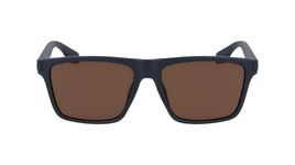 Calvin Klein Men's Ck20521s Sunglasses, Matte Navy/Solid Brown, One Size