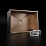 Lorazzo Lustr™ Kitchen Sink (COPPER COLOR) – 24X18 inches | CERTIFIED 304 Stainless Steel Sink for Kitchen | with SS-304 Coupling, Waste Pipe & Basket | 20-Year Lorazzo Limited Warranty