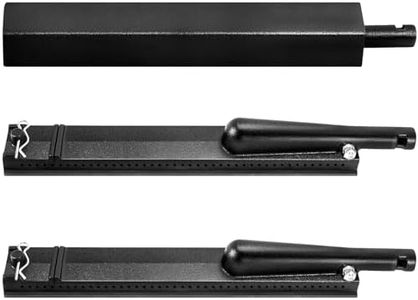 GGC 13 3/4" Cast Iron Grill Burners for Charbroil, Centro, Front Avenue, Costco Kirkland, Thermos Gas Grill （2 1/4" x 13 3/4"）（3 Park）