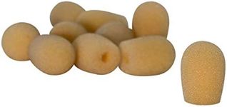 OnStage ASWS20N10 Tan Windscreens for Headset Microphones, 10 Pack