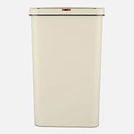 Tower T838005C Sensor Bin with Retainer Ring, Battery-Operated, 50L, Cream