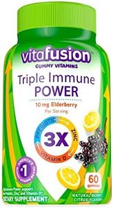 Vitafusion Triple Immune Power Gummy Vitamins, 60 Count