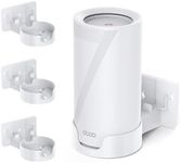 Wall Mount for TP-Link Deco BE65-5G/BE75/BE85/BE95/BE10000/BE22000/BE33000 Mesh WiFi 7, Upgraded ABS Bracket Holder with Cable & Power Adapter Storage, Easy Installation (White-3)