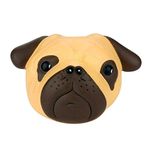 Gifton – DNA Stress Ball Pug Dog - Squeeze Stress Relief Fidget Toy for Anxiety Autism ADHD Bad Habits - Sensory Stretchy Rubber Ball - Gift for Kids and Adults Men Women Boy Girl