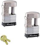 Master Lock - (2) Keyed Alike Trailer & Multi Purpose Padlocks, 37KA-2