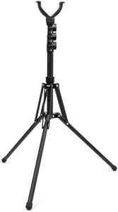 HUNTPAL Shooting Tripod Stand Hunting Stick Gun Rifle Shooting Rest with Removable 360° Rotation V Yoke, Versatile Portable Foldable Matt Aluminum 16"-62" Gun Support for Shooting Range Practice