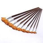 YESSMI Fan Paint Brushes,9Pcs Shape