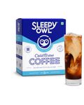 Sleepy Owl French Vanilla Cold Brew Coffee Bags | Set of 5 Packs - Makes 15 Cups | Easy 3 Step Overnight Brew - No Equipment Needed | Medium Roast | 100% Arabica | Directly Sourced From Chikmagalur