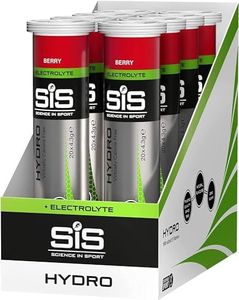 SIS Go Hydro| Zero Sugar| Effervescent Electrolyte Tablets| For Improved Hydration & Recovery| Suitable for Vegans & Vegetarians| Berry Flavoured| 20 Tablets x 8