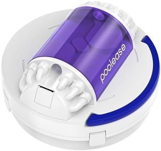 Cordless Robotic Pool Vacuum, 45W Dual‑Motor Automatic Pool Cleaner, 2L Large Debris Capacity, Auto Self‑Parking, 9‑Safety Protection, Ideal for Flat Bottom Inground & Above‑Ground Pools