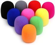 10Pcs Microphone Foam Covers Thick 