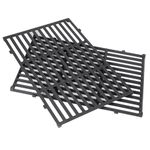 QuliMetal 7638 17.5 Inches Cooking Grates for Weber Spirit 300 Series, Spirit 700, Genesis Silver Gold Platinum B/C, Genesis 1000-3500, Weber 900 Gas Grills, Case Iron Grill Grate for Weber 7639 7525