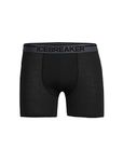 ICEKQ|#Icebreaker Men Anatomica Boxers Underwear - Black/Monsoon, L