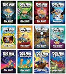 Dogman Series 1-12 Complete Books Set by Dav Pilkey