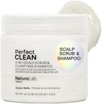 NATURELAB. TOKYO Perfect Clean Clarifying Scalp Scrub: 2-in-1 Shampoo and Scalp Scrub Hair Treatment to Clarify and Remove Product Buildup for Immense Shine I 8.1 OZ / 230G