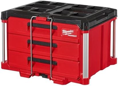 Milwaukee 48228443 Packout 3 Drawer Tool Box Red/Black