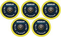 Senray 2 Inch DA Polisher & Sander Pad 5PCS - M6 Thread - Hook & Loop Random Orbital Backing Plate