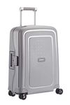 Samsonite S'Cure - Spinner S Carry-On Luggage, 55 cm, 34 L, Silver (Silver)