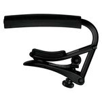 Shubb Capo Noir Series GC-20TK (C3K) 12 String Guitar Capo - Black Chrome