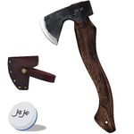 The Artisan - Camping Hatchet - Carving Axe with Sheath -Survival Axe for Wood Splitting and Chopping - Bushcraft Hatchet - Perfect for Outdoor Adventures - Ideal Gift for Men