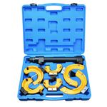 Zoomtools Macpherson Strut Coil Spring Compressor Kit Interchangeable Fork Coil Extractor Tool Set, with Yoke Protector