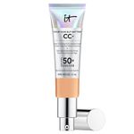 IT Cosmetics Your Skin But Better CC+ Cream, Neutral Tan (W) - Color Correcting Cream, Full-Coverage Foundation, Anti-Aging Serum & SPF 50+ Sunscreen - Natural Finish - 1.08 fl oz