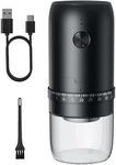 Portable Battery Powered Burr Coffee Grinder with 40 Adjustable Settings & 35g Capacity, 1800mAh Rechargeable Coffee Bean Grinder with Conical Ceramic Burr, for Travel, Camping, Office, Espresso, etc