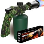 Kitchen Torch, Adjustable Cooking Torch with Built-in Igniter, Powerful BBQ & Kitchen Torches for Cooking, Searing Steak, Charcoal Starter