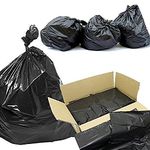 We Can Source It Ltd – Black Compactor Sack Bin Liners 20 x 34 x 47inch Bin Bags - 67mu Heavy Duty Compactor Sacks, Box of 100 Refuse Sacks for Industrial Waste