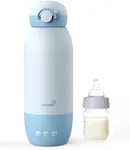 GROWNSY Portable Bottle Warmer, Fast Baby Bottle Wamer On The Go, Travel Milk Warmer for Breastmilk