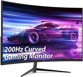 Z-Edge 27 Inch Curved Gaming Monitor 200Hz 1ms MPRT Full HD 16:9 Curved Screen 350cd/m² Brightness, Ultra-Thin Bezel, FreeSync, HDMI & DisplayPort - Black