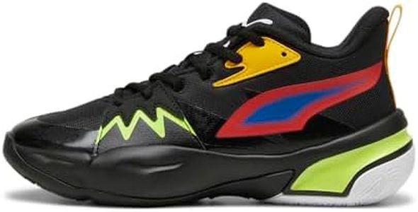 PUMA Unisex Genetics Basketball Shoes - Youth 8-16 Years Genetics Black