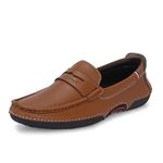 Centrino Mens Loafer Shoe Versatile Comfort and Style, Slip-On Design for Formal and Casual Outfits 6647-3 Tan