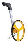 JCB HAND TOOLS Measuring Wheel - 12" wheel counts upto 10,000 feet. Complete with Built in stand, 22025855