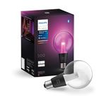 Philips Hue Lightguide G95 Small Globe Smart Bulb, White and Color Light, Bluetooth Compatible, Voice Control with Alexa, Apple Home & Google Assistant