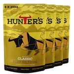 Hunters Biltong - Classic Biltong, 1kg Pack of 4 x 250g high Protein, low fat, Thin Tender Slices of authentic Beef Biltong, beef Jerky, Gluten & MSG Free, Convenient Snack