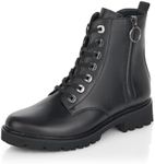 Remonte Women's D8671 Fashion Boot, Black 01, 9 US