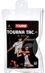 Tourna Tac Overgrip Pack of 10 (Black, X-Large)