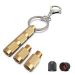 HZJD Tire Deflator, Made Brass, Universal Tire Valve Stem for SUVs, Cars, Bike, Motorcycles, Trucks | Heavy-Duty, Airtight Seal | Screw-On, Easy to Operation