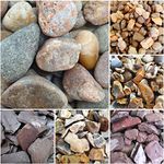 Elixir Gardens Aggregates Flowerbed Rockery Patio Path Driveway Ground Cover | Various types and qty (from 1kg to 800kg) available | Scottish Pebbles 20mm-40mm 20kg x 2