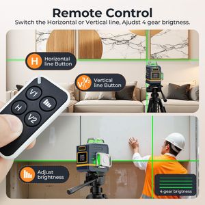 CIGMAN 3D Green Laser Level – Self-Leveling Tool for Construction