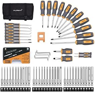 MulWark 33PC Security Torx/Star Bit Set& Hex Bit Set & 26pc All-in-1 Screwdriver Set