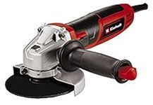 Einhell 115mm Angle Grinder TC-AG 115/750 | 750W, 4 Inch Grinder For Cutting, Grinding, Polishing and Sharpening | Soft Start, Spindle Lock, Additional Handle,Black, Red