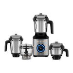 Atomberg Zenova Mixer Grinder | Unique Coarse Mode for Silbatta-like Texture | Intelligent BLDC Motor | Safety Features | 4 Jars including Chopper | Hands-Free Operation (Sand Grey)