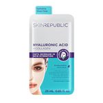 Skin Republic Hyaluronic Acid & Collagen Hydrating Face Mask | Helps With Fine Lines And Wrinkles | For Long Lasting Hydration & Younger Looking skin (Pack of 1)