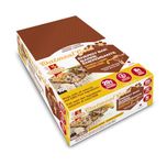 Oatmeal & Honey Protein - Energy Bar, Gluten Free Snack, High in Fiber, Banana-Carob, 100g Bar (12 count)