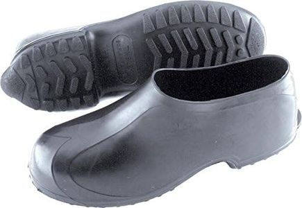 TINGLEY Men's High Top Work Rubber Stretch Overshoe,Black,S(6.5-8 US Mens)